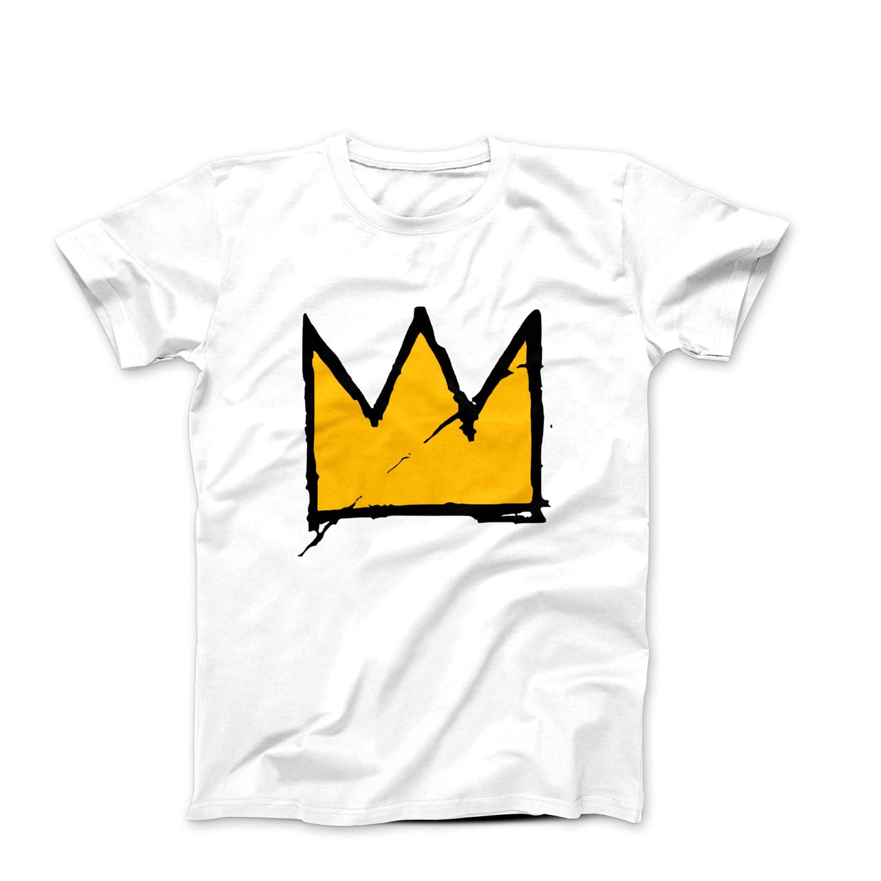 Basquiat Crown Graffiti Art T-Shirt - Clothing - Harvey Ltd