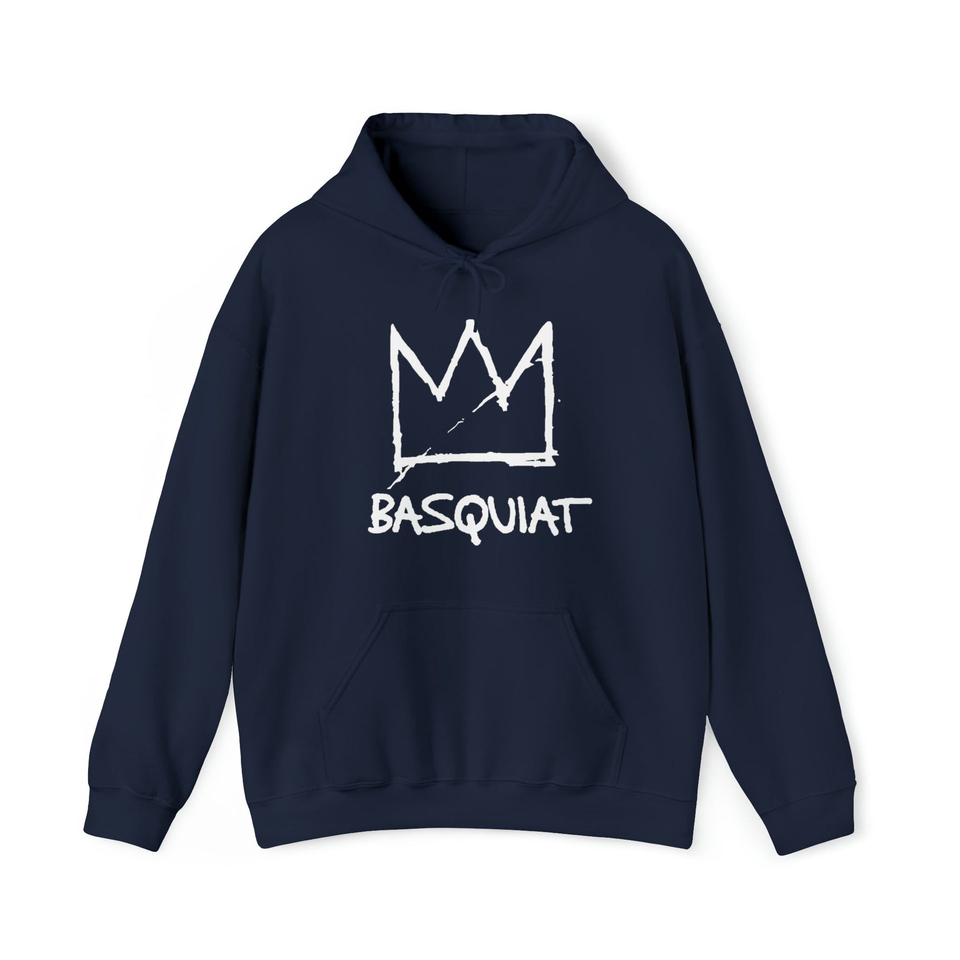 Basquiat Name with Crown Hoodie - Clothing - Harvey Ltd