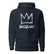 Basquiat Name With Crown Premium Hoodie - Clothing - Harvey Ltd