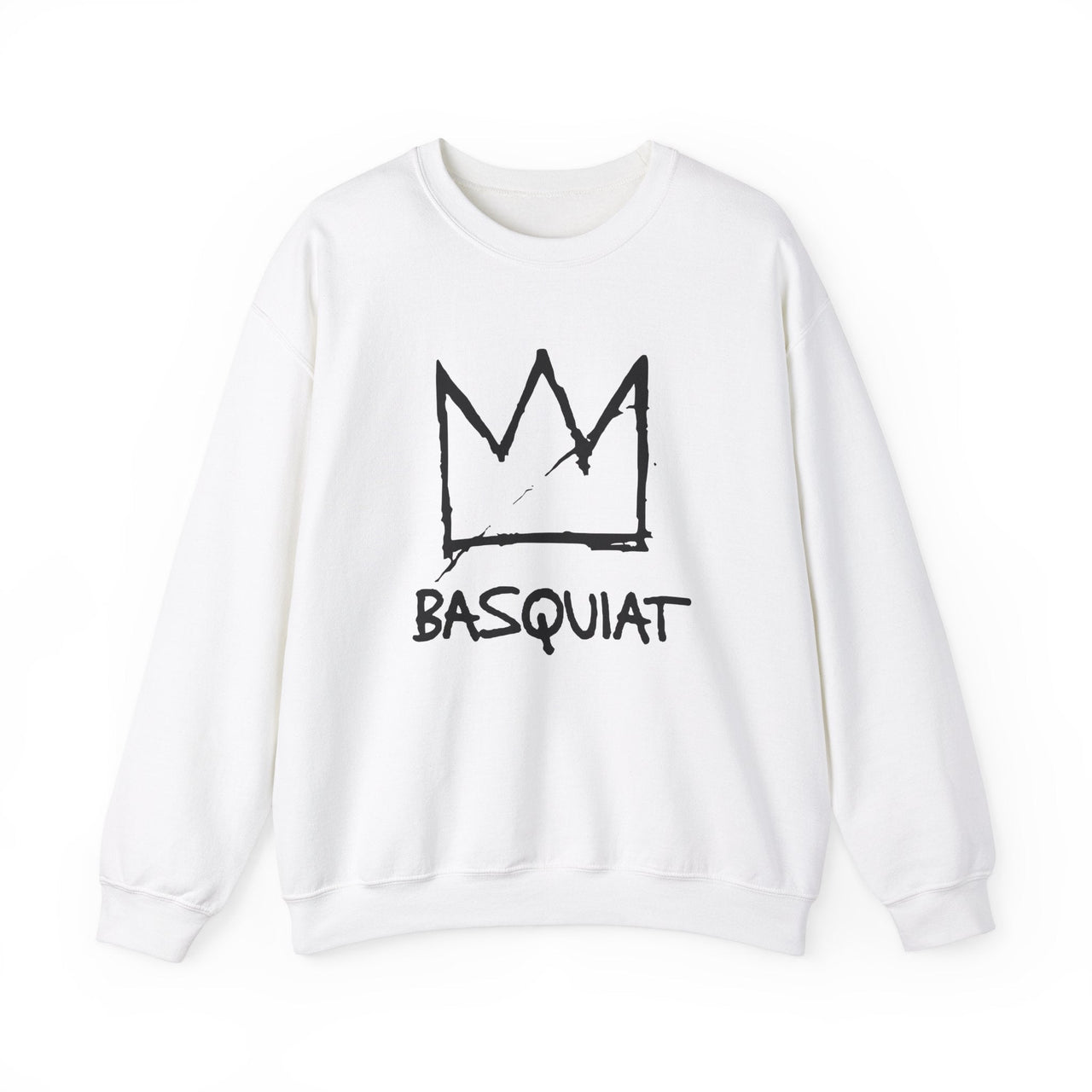 Basquiat Name with Crown Sweatshirt - Clothing - Harvey Ltd