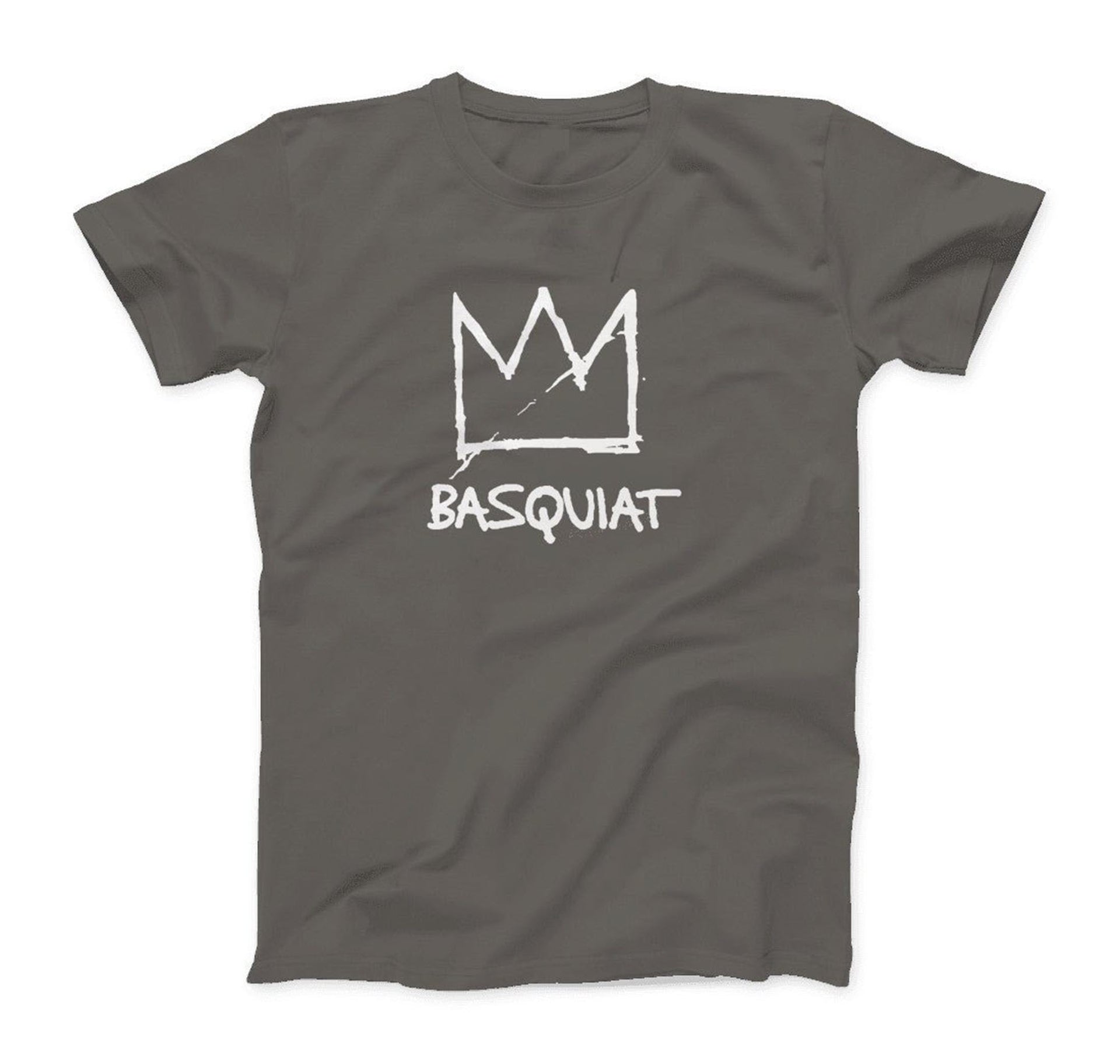 Basquiat Name with Crown T-Shirt - Clothing - Harvey Ltd
