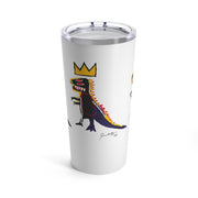Basquiat Pez Dispenser (Dinosaur) 20 oz White Tumbler - Home + Living - Harvey Ltd