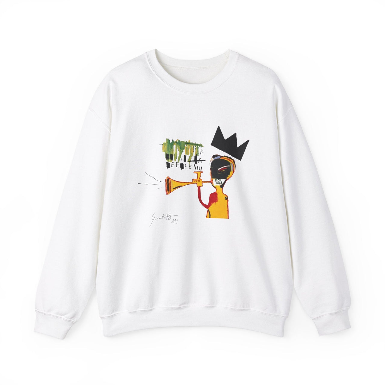 Basquiat Trumpet 1984 Street Art Sweatshirt - Clothing - Harvey Ltd