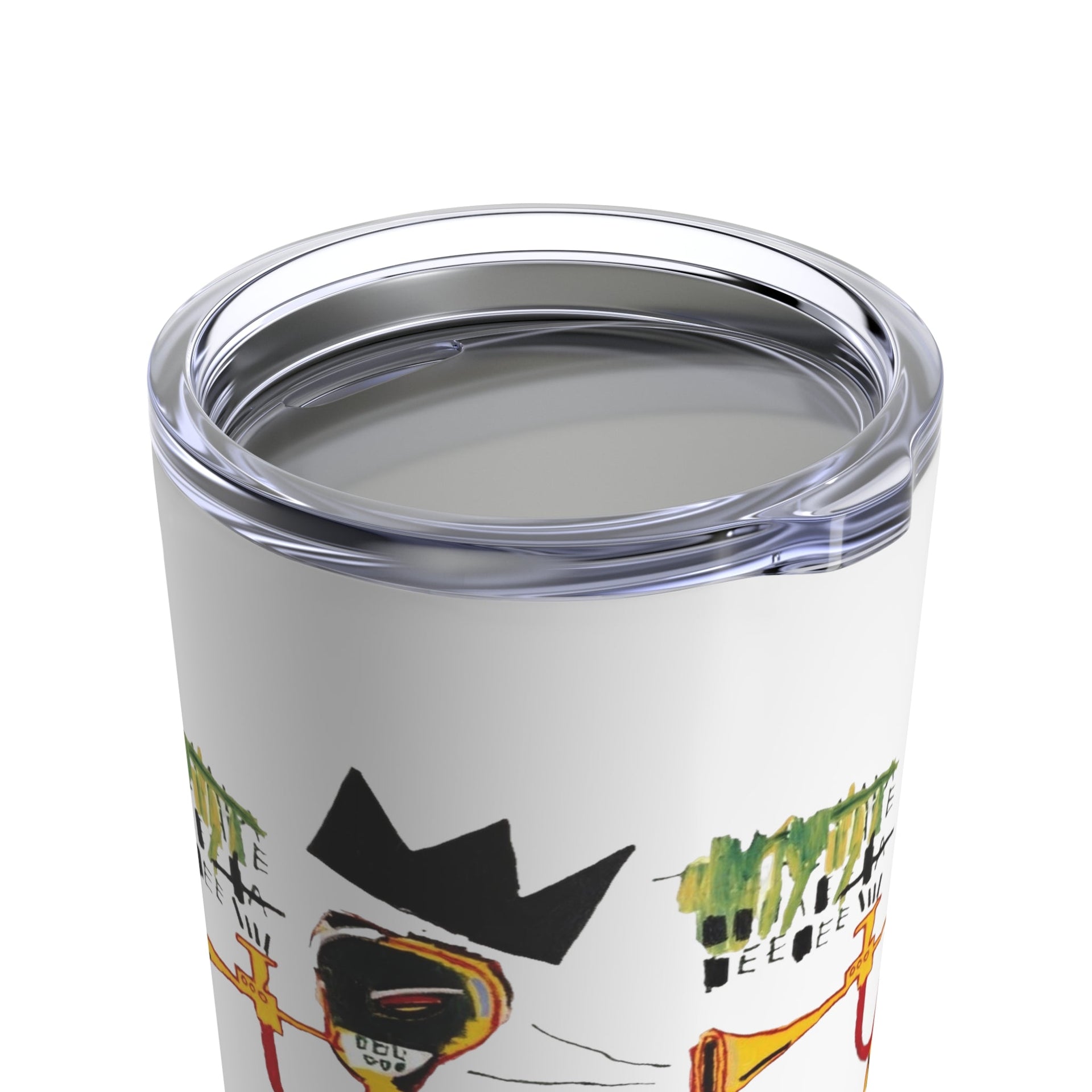Basquiat Trumpet 20 oz White Tumbler - Home + Living - Harvey Ltd