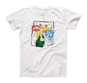 Basquiat - Warhol Bananas 1984 Artwork T-shirt - Clothing - Harvey Ltd