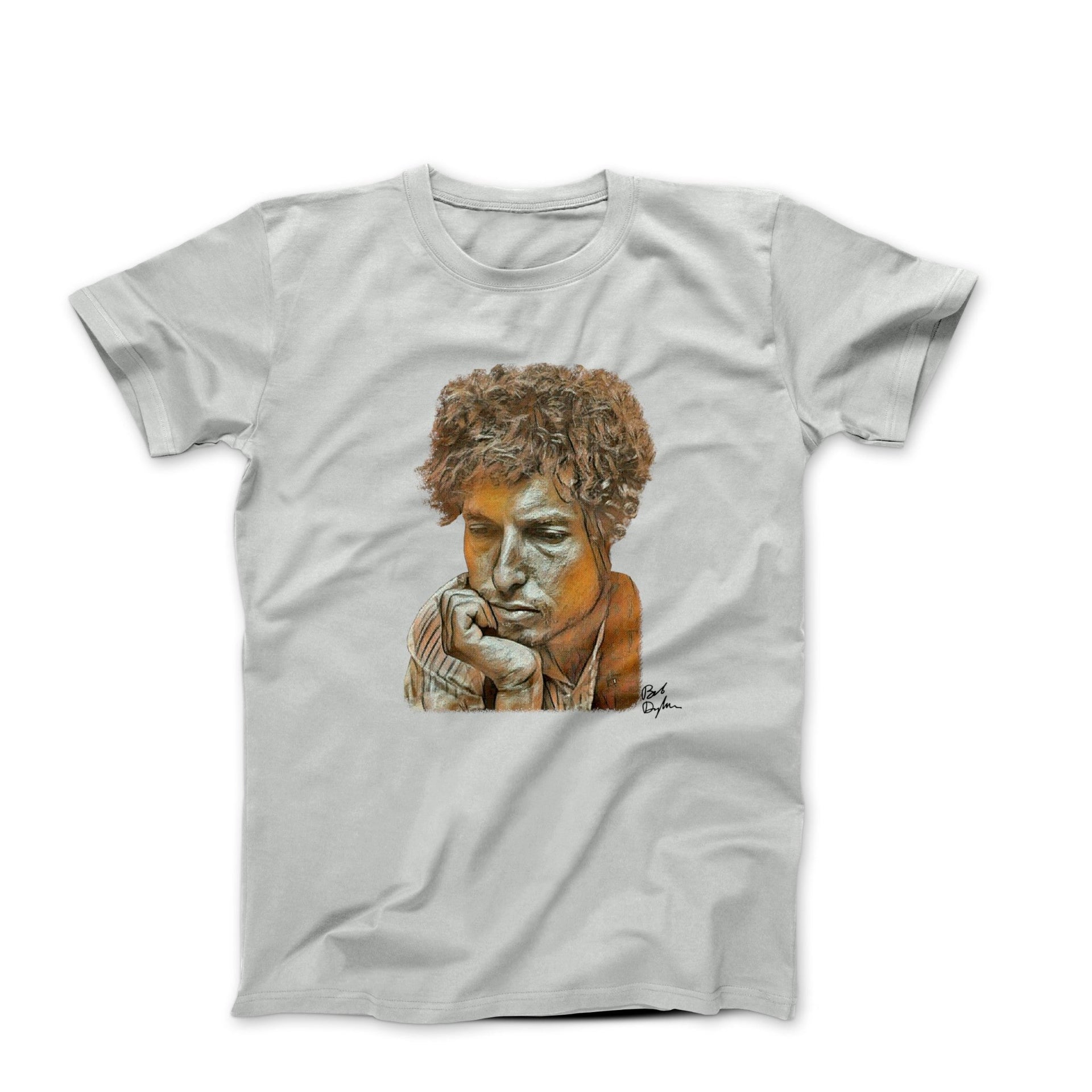 Bob Dylan Portrait Drawing T-shirt - Clothing - Harvey Ltd