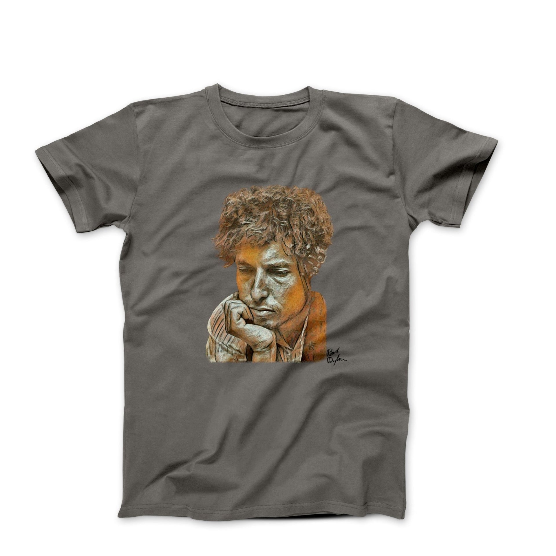 Bob Dylan Portrait Drawing T-shirt - Clothing - Harvey Ltd