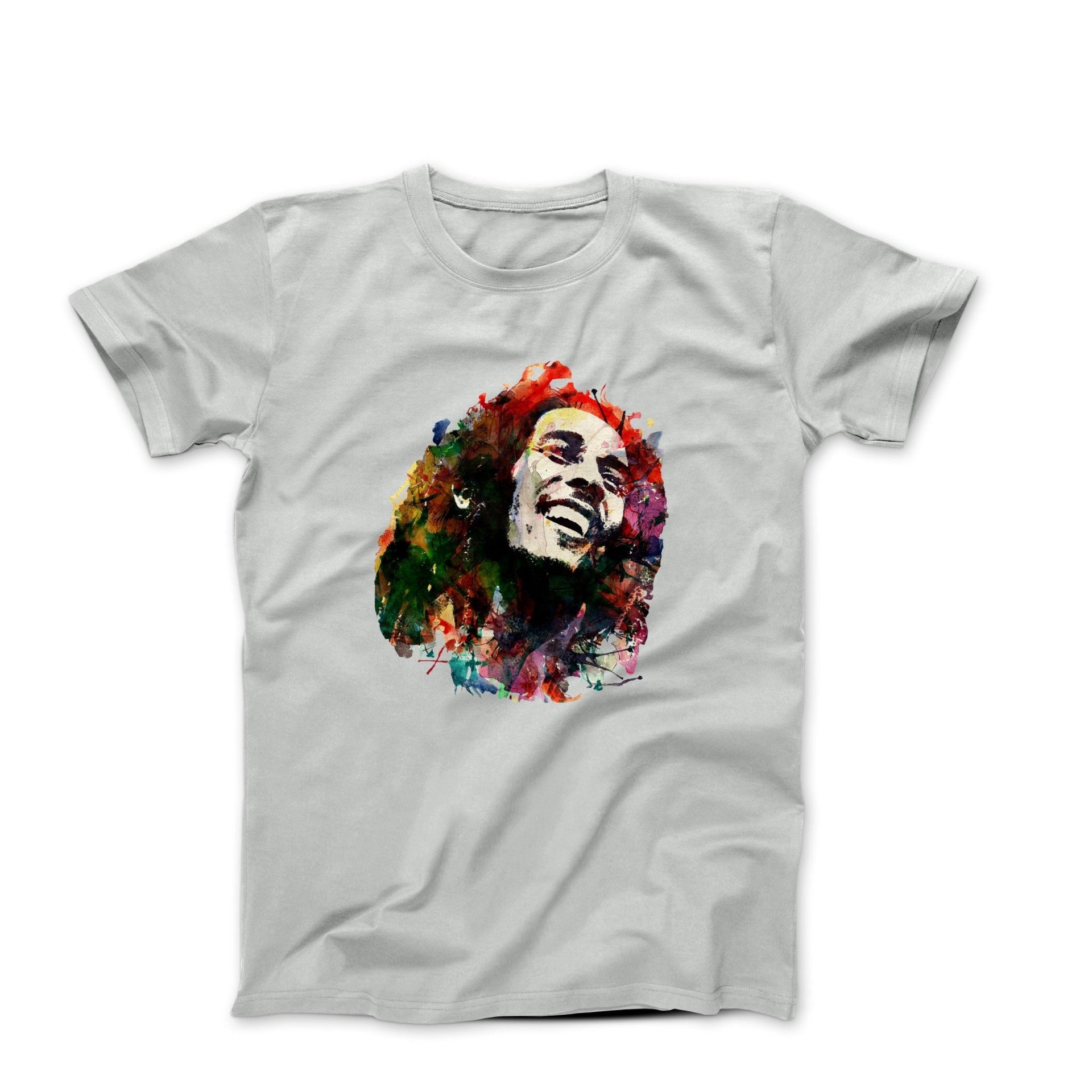 Bob Marley Watercolor Print T-shirt - Clothing - Harvey Ltd