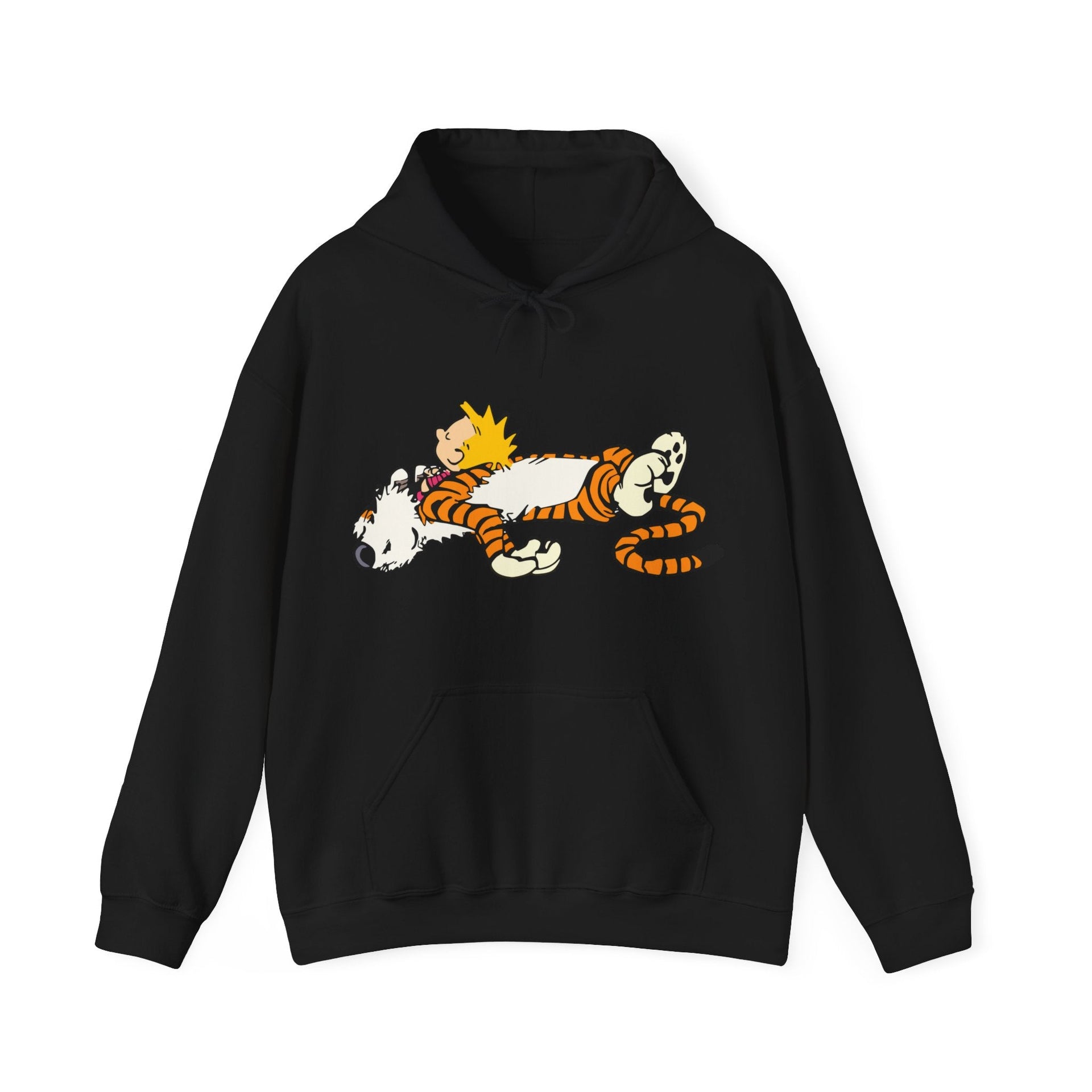 Calvin & Hobbes Having A Snooze Hoodie - Clothing - Harvey Ltd