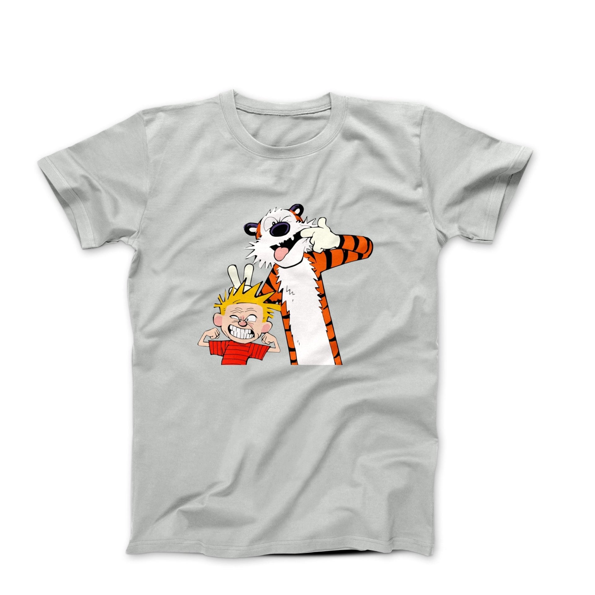 Calvin & Hobbes Making Scary Faces T-shirt - Clothing - Harvey Ltd