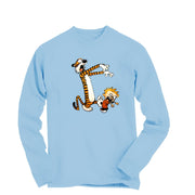 Calvin & Hobbes Playing Zombies Long-Sleeve Tee - Clothing - Harvey Ltd