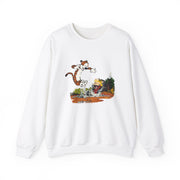 Calvin & Hobbes Puddle Splashing Sweatshirt - Clothing - Harvey Ltd