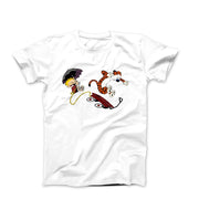 Calvin & Hobbes Roller Skate Sailing T-shirt - Clothing - Harvey Ltd
