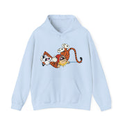 Calvin & Hobbes Sharing A Laugh Illustration Hoodie - Clothing - Harvey Ltd