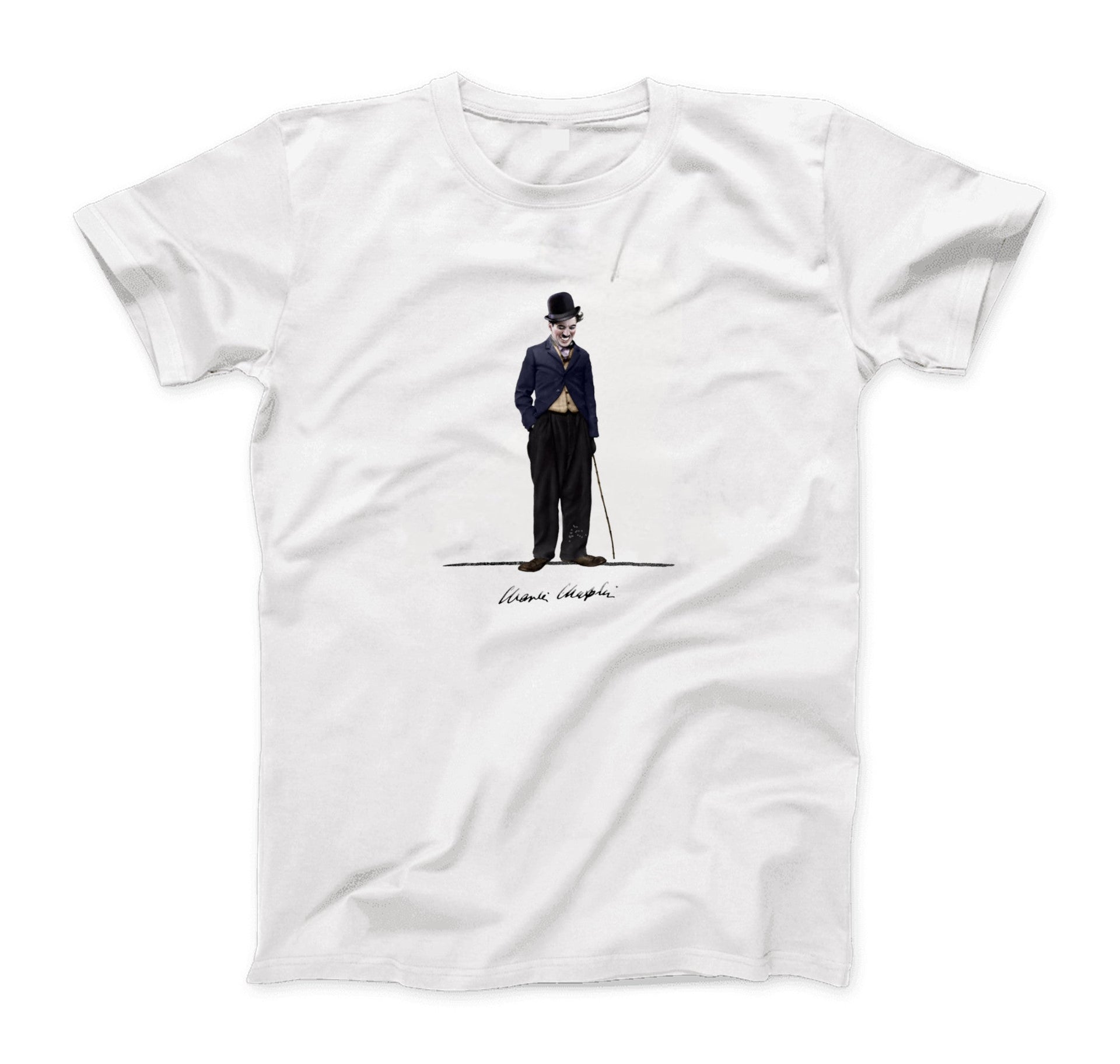 Charlie Chaplin Illustration T-shirt - Clothing - Harvey Ltd