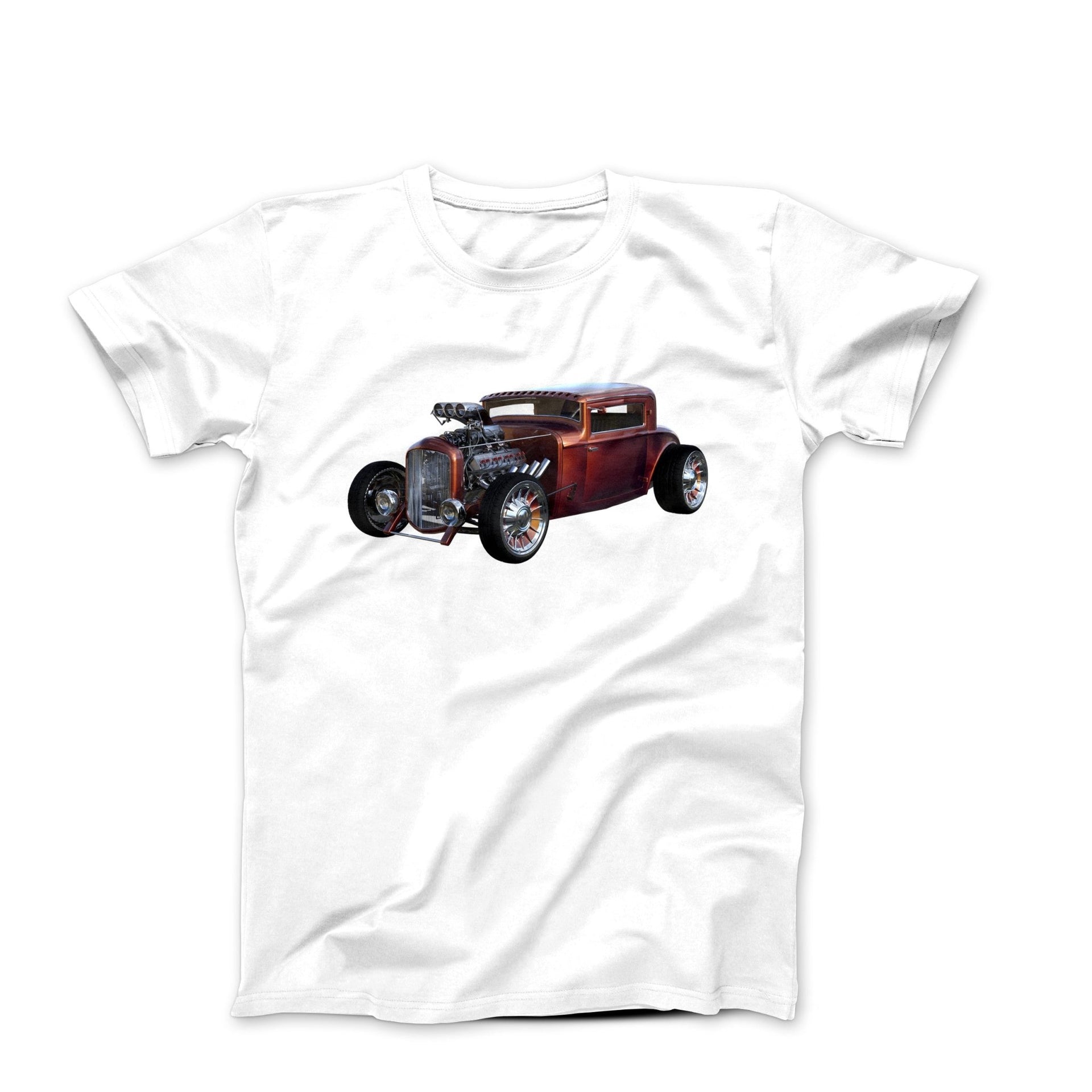 Classic Custom Hot Rod Print T-shirt - Clothing - Harvey Ltd