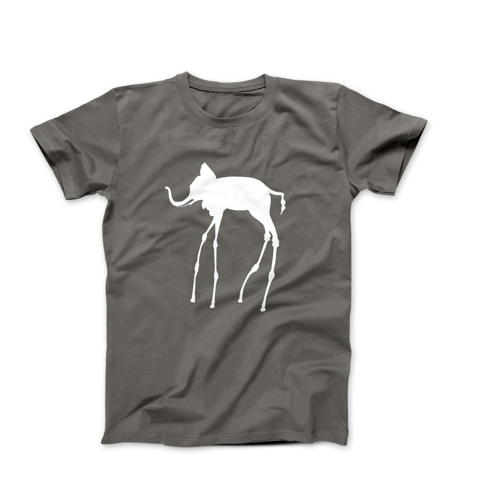 Dali the Elephants (1948) Artwork T-Shirt - Greatest Artists - Harvey Ltd