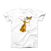 Dali Woman With A Butterfly (1976) Artwork T-shirt - Greatest Artists - Harvey Ltd