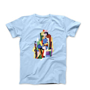 Georges Valmier Girl Reading (1924) Artwork T-shirt - Clothing - Harvey Ltd