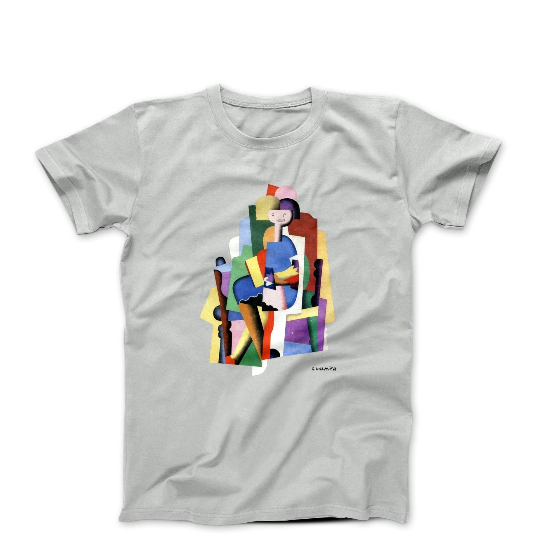 Georges Valmier Girl Reading (1924) Artwork T-shirt - Clothing - Harvey Ltd