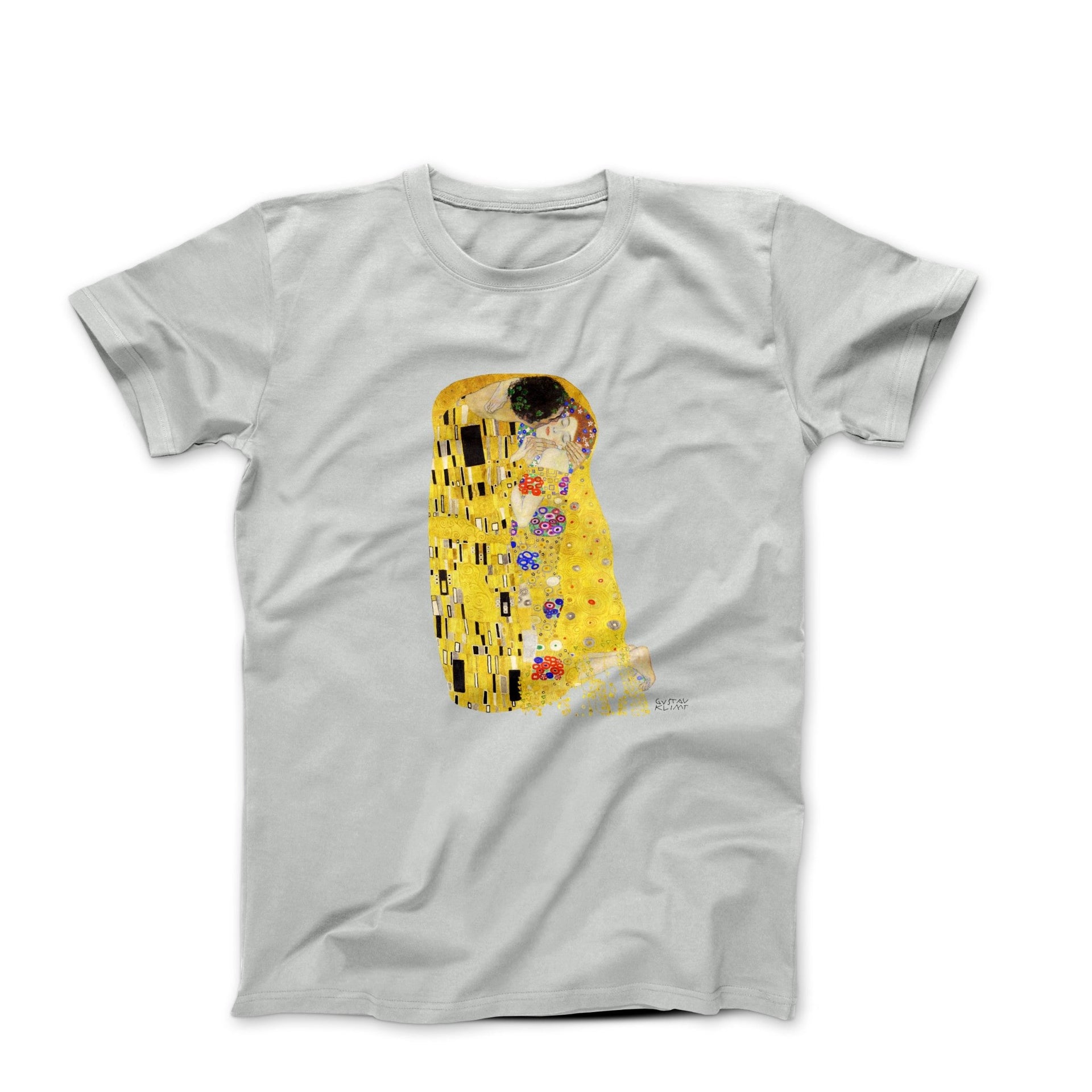 Gustav Klimt The Kiss (1908) Artwork T-shirt - Clothing - Harvey Ltd