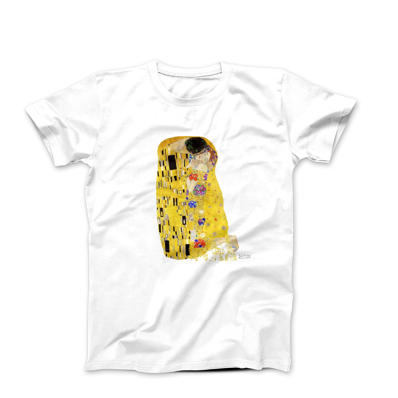 Gustav Klimt The Kiss (1908) Artwork T-shirt - Clothing - Harvey Ltd