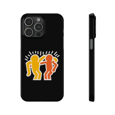 Haring Best Buddies Slim Black Phone Case - Accessories - Harvey Ltd