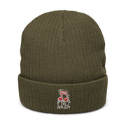 Haring Men Holding Music Ribbed Knit Beanie - Accessories - Harvey Ltd