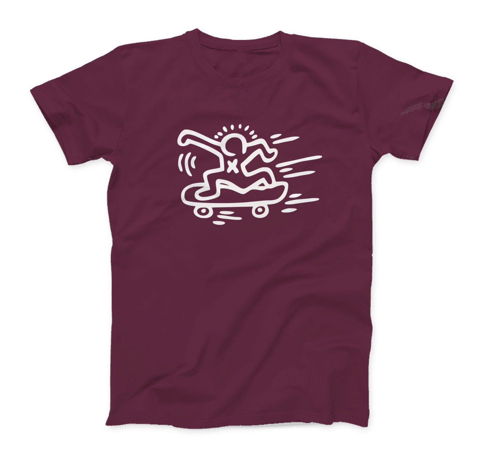 Haring Skateboarding Street Art T-shirt - Clothing - Harvey Ltd