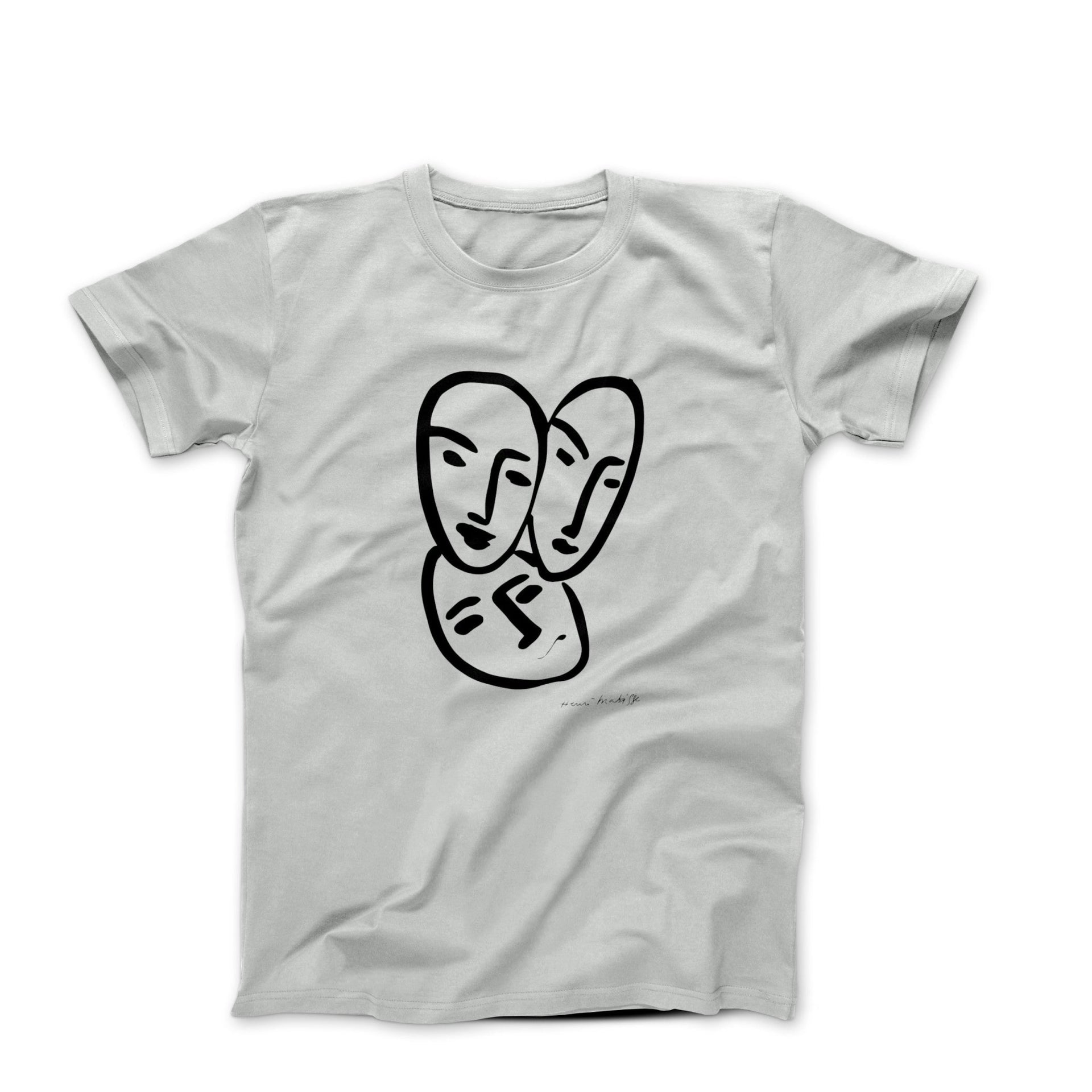 Henri Matisse Apollinaire Three Heads to Friendship (1952) Art T-Shirt - Clothing - Harvey Ltd