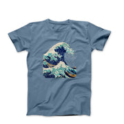 Hokusai The Great Wave off Kanagawa (1831) Art T-shirt - Clothing - Harvey Ltd