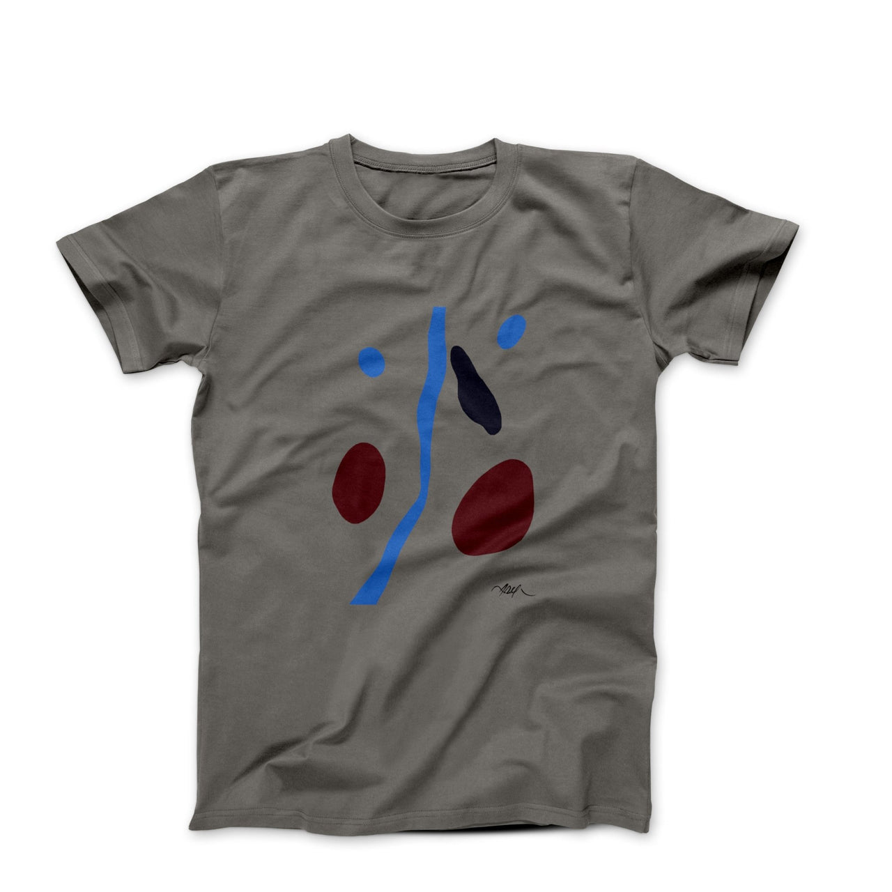 Jean Hans Arp Bleu Et Rouge (1962) Art T-shirt - Clothing - Harvey Ltd