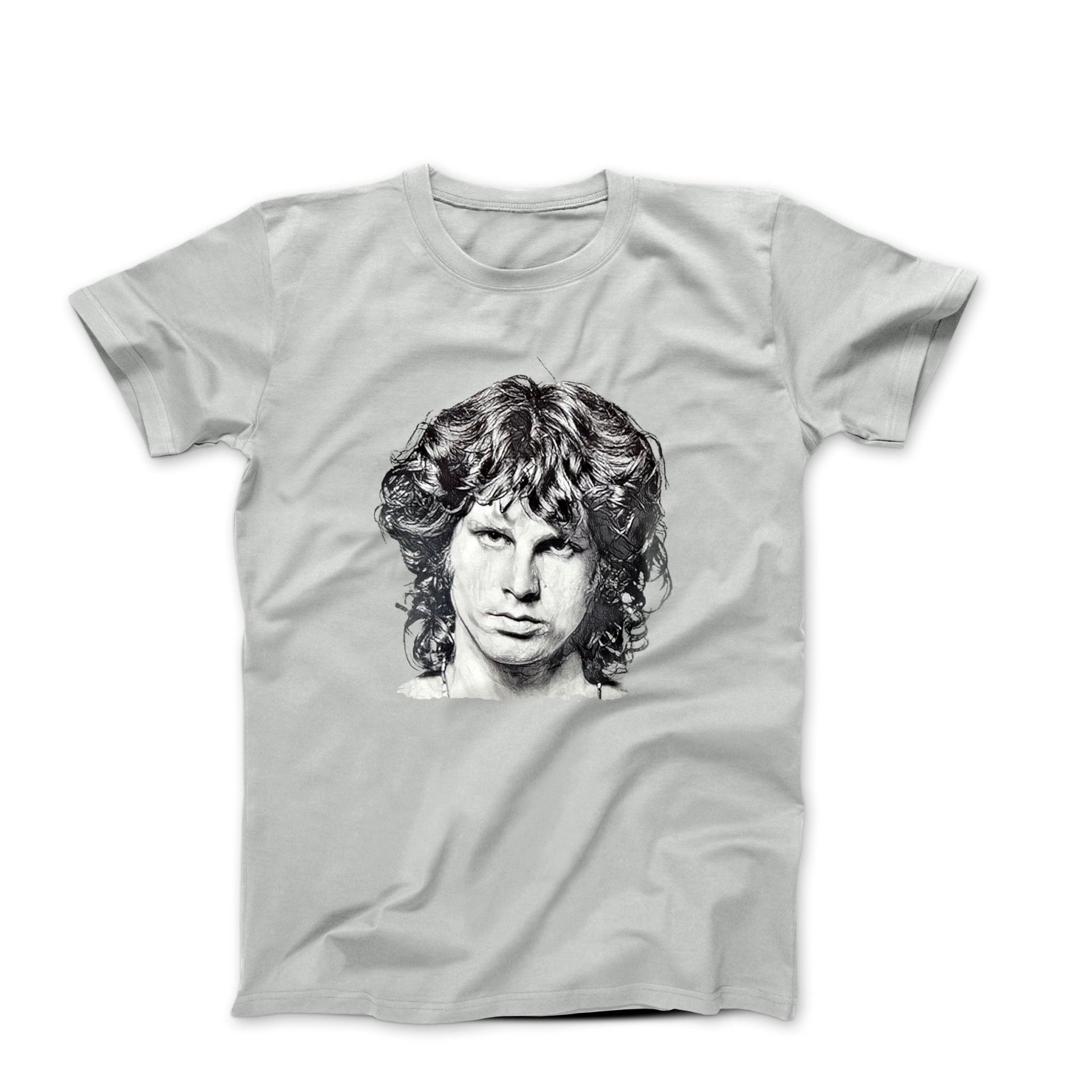Jim Morrison Ink Drawing T-shirt - Clothing - Harvey Ltd