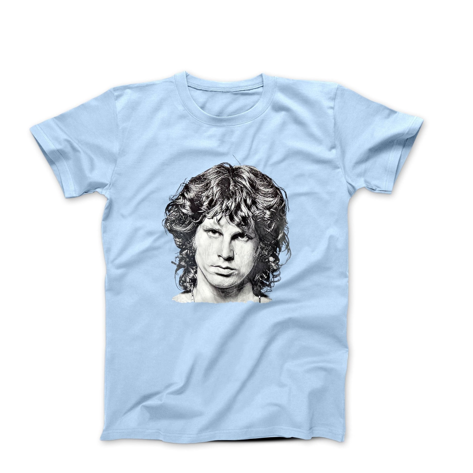 Jim Morrison Ink Drawing T-shirt - Clothing - Harvey Ltd