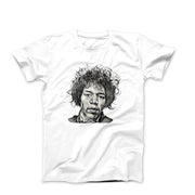 Jimi Hendrix Ink Drawing T-shirt - Clothing - Harvey Ltd