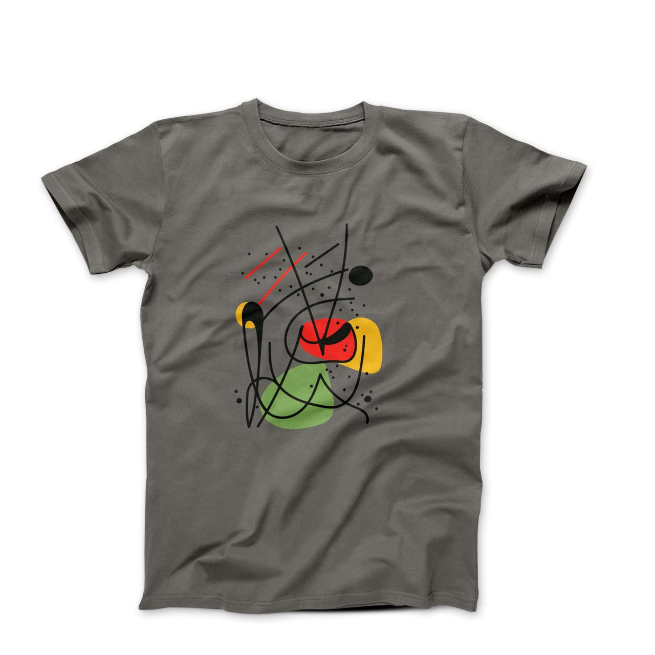 Joan Miro Lithograph (1944) Artwork T-shirt - Clothing - Harvey Ltd