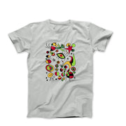 Joan Miro Peces De Colores (Colorful Fish) Artwork T-Shirt - Clothing - Harvey Ltd
