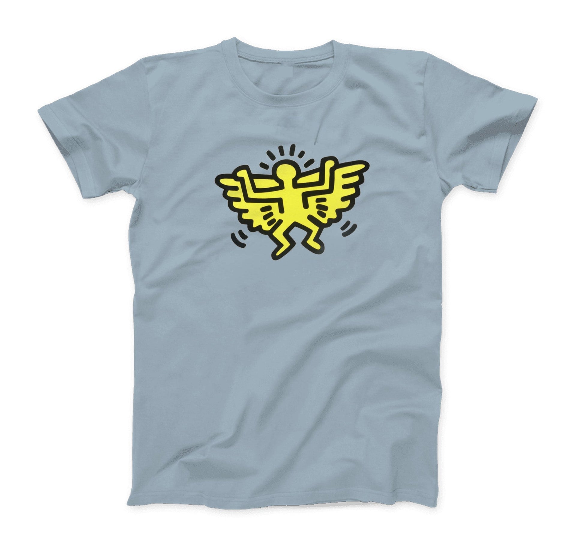 Keith Haring Angel Icon, 1990 Street Art T-Shirt - Clothing - Harvey Ltd