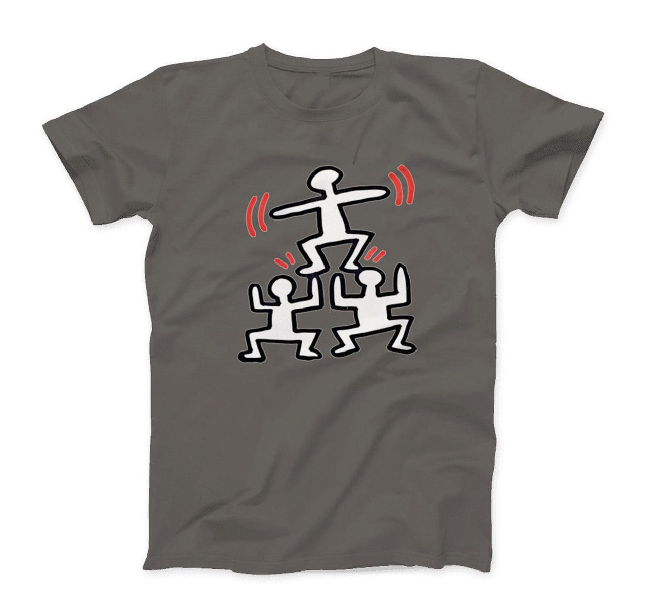 Keith Haring Men Cheerleading 1982 Street Art T-shirt - Clothing - Harvey Ltd