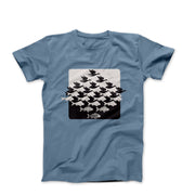 M.C. Escher Sky and Water (1938) Art T-shirt - Greatest Artists - Harvey Ltd