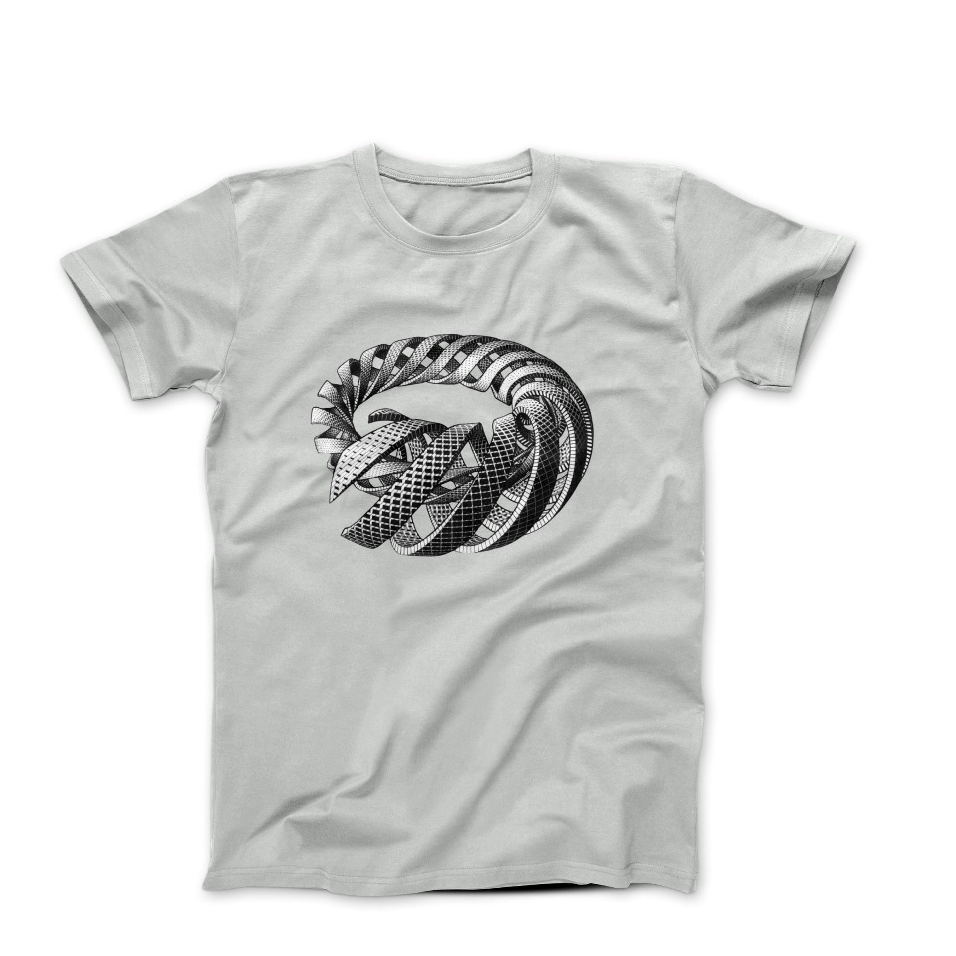 M.C. Escher Spirals Artwork T-Shirt - Clothing - Harvey Ltd