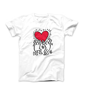 Men Holding Heart Street Art T-Shirt - Clothing - Harvey Ltd