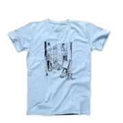 Pablo Picasso Artist Studio on Street La Boetie Sketch T-shirt - Clothing - Harvey Ltd