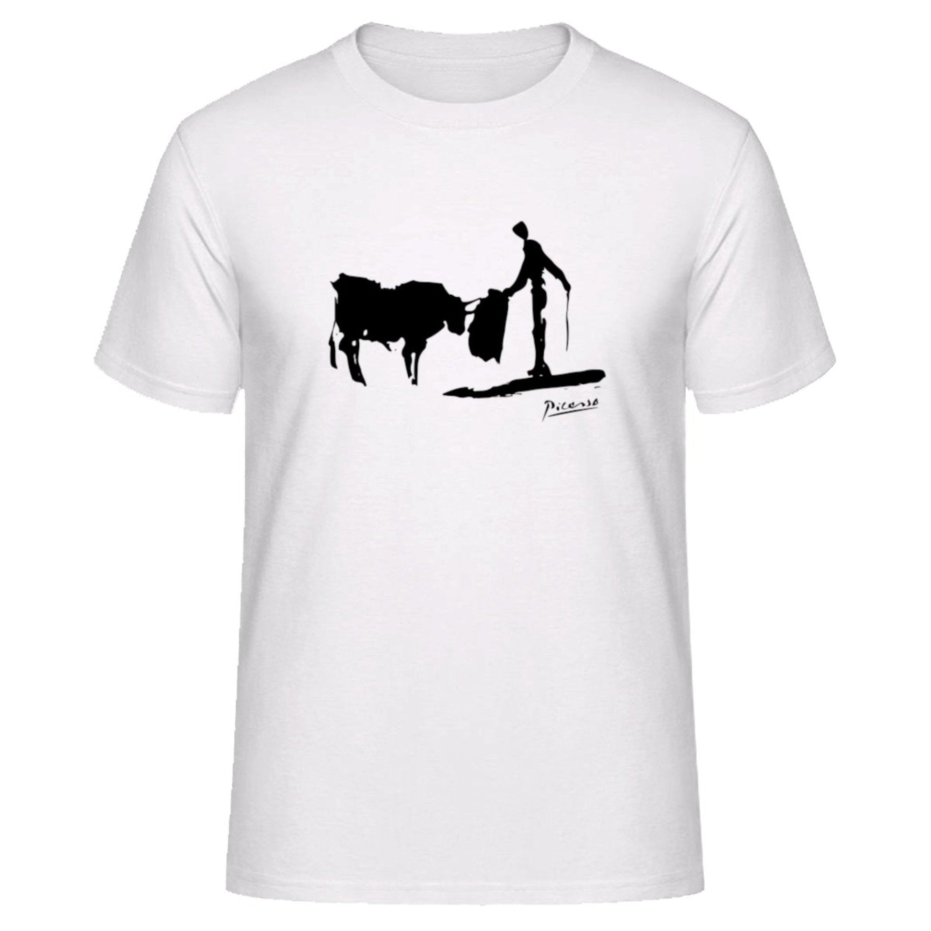 Pablo Picasso Bullfight II 1960 Artwork T-shirt - Clothing - Harvey Ltd