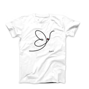 Pablo Picasso Butterfly Line Drawing T-shirt - Clothing - Harvey Ltd