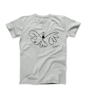 Pablo Picasso Butterfly Line Sketch T-shirt - Clothing - Harvey Ltd