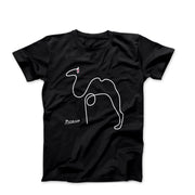 Pablo Picasso Camel Line Sketch T-shirt - Clothing - Harvey Ltd