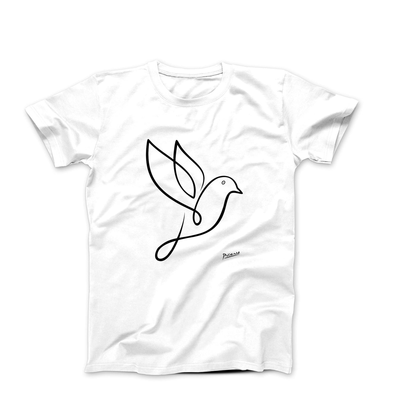 Pablo Picasso Dove Line Sketch T-shirt - Clothing - Harvey Ltd