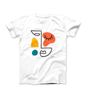 Pablo Picasso Face Line Drawing II (1953) Artwork T-shirt - Clothing - Harvey Ltd