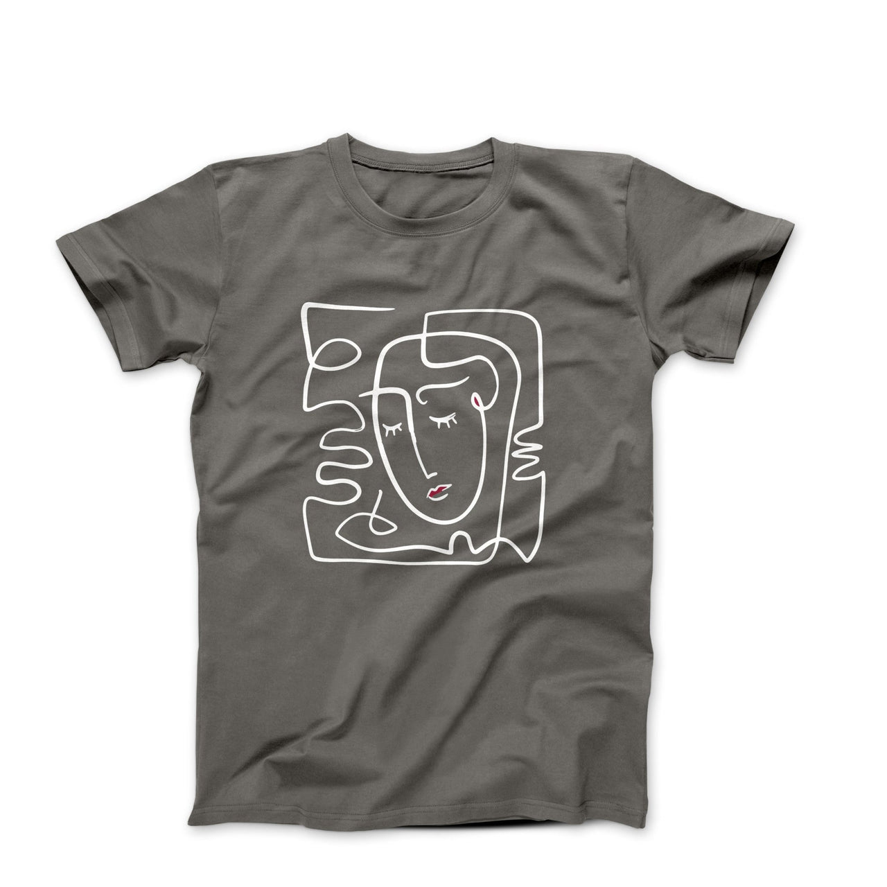 Pablo Picasso Face Line Sketch T-shirt - Clothing - Harvey Ltd